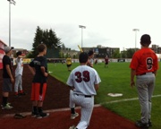 Fifth Annual Baseball Clinic at Goss Big Hit with Kids.
