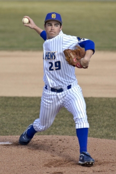 Ex-Knight Hurler Eric Young of Delaware Earns Colonial Athletic Association Pitcher of the Week Honors.
