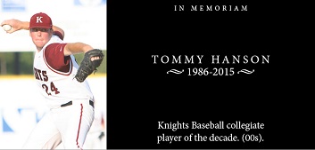 Former Knight Tommy Hanson Passes at 29.