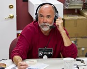 Popular Joe Beaver Show Broadcasts from Knights' Downtown Corvallis Office.
