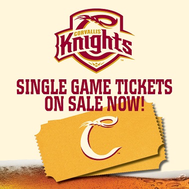 Corvallis Knights Single Game Tickets are Golden Buy.